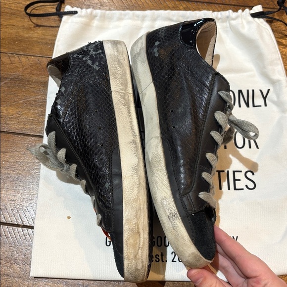 Golden Goose Black and Gray Sneakers - Picture 2 of 6